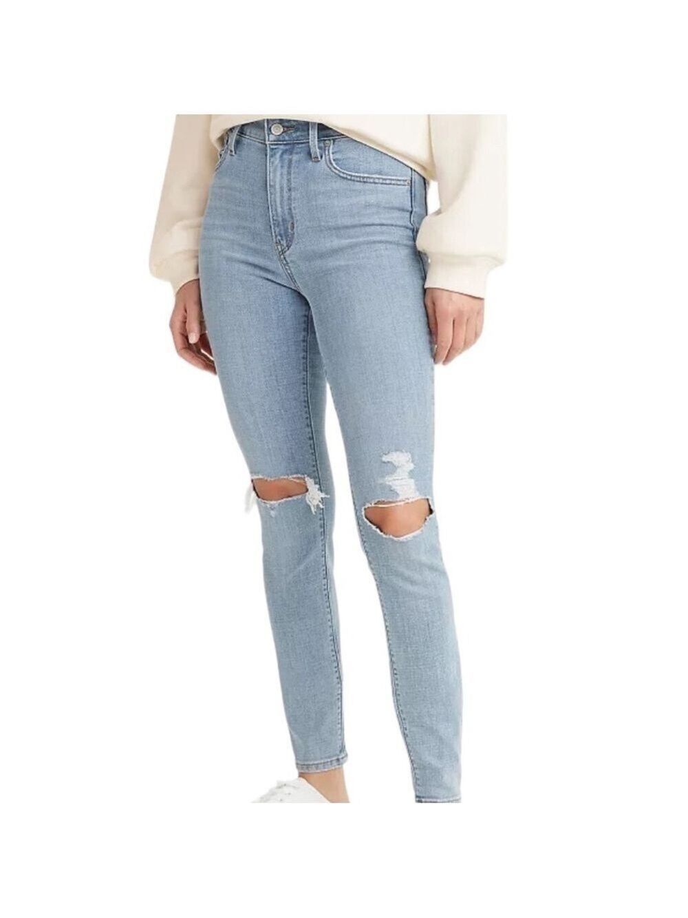 Levi’s 721 HighRise Distressed Skinny Jeans Size 30